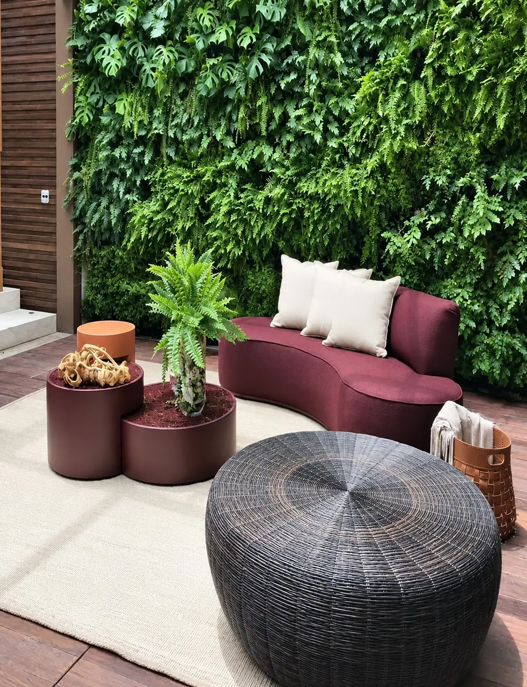 Vertical garden teras & area santai